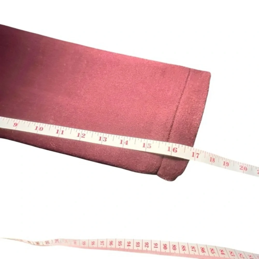 Andrew‎ Marc Scuba Knit Hooded Zip Up Jacket Women’s XXL Burgundy Removable Hood